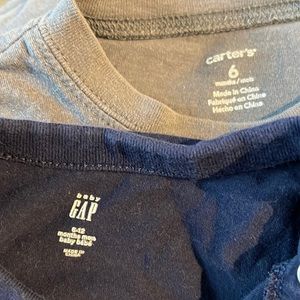 6-12 months short sleeve onesies